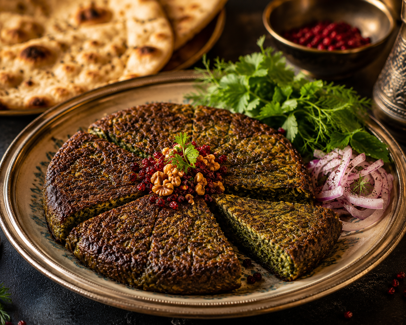 Kuku Sabzi — authentic Persian dish at Taftoon NYC