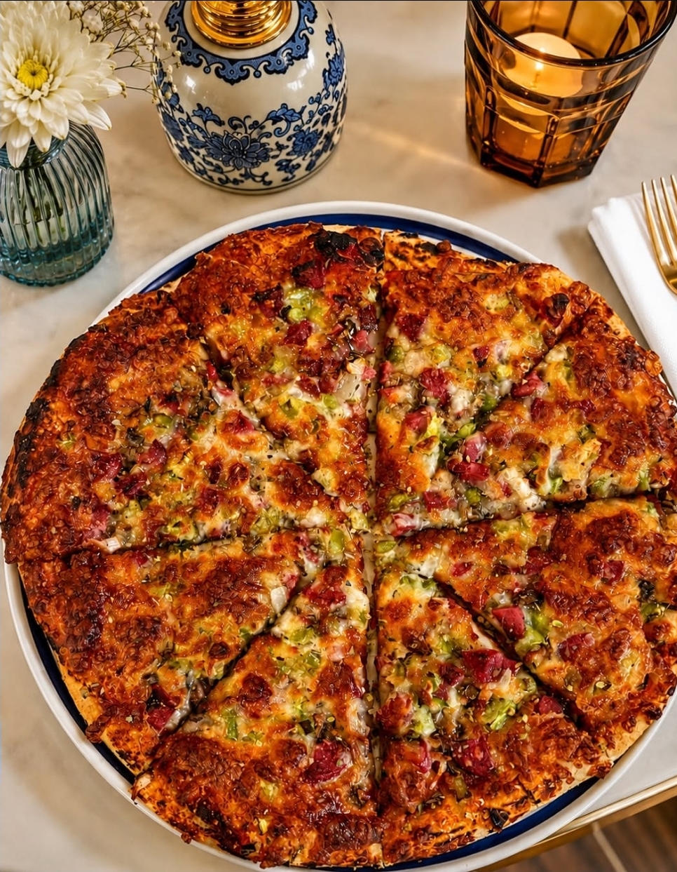 Makhsoos Pizza — authentic Persian dish at Taftoon NYC